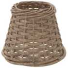vidaXL Lamp Shade Brown Ã?15x12 cm Wicker