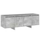 vidaXL Tv Cabinet Concrete Grey 120x30x40.5 cm Engineered Wood