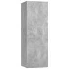 vidaXL Tv Cabinet Concrete Grey 30.5x30x90 cm Engineered Wood