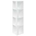 vidaXL Corner Cabinet White 33x33x132 cm Engineered Wood