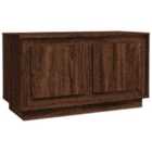 vidaXL Tv Cabinet Brown Oak 80x35x45 cm Engineered Wood