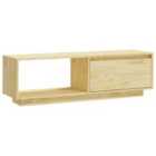 vidaXL Tv Cabinet 110x30x33.5 cm Solid Pinewood