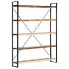 vidaXL 5-tier Bookcase 140x30x180 cm Solid Reclaimed Wood