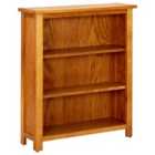 vidaXL 3-tier Bookcase 70x22.5x82 cm Solid Oak Wood