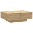 vidaXL Coffee Table Sonoma Oak 90x60x31 cm Engineered Wood