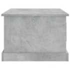 vidaXL Coffee Table Concrete Grey 50x50x35 cm Engineered Wood