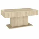 vidaXL Coffee Table Sonoma Oak 96x50x45 cm Engineered Wood