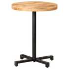 vidaXL Bistro Table Round Ã?60x75 cm Rough Mango Wood
