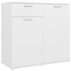 vidaXL Sideboard White 80x36x75 cm Engineered Wood