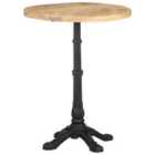 vidaXL Bistro Table Ã?60x76 cm Rough Mango Wood