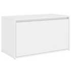 vidaXL Hall Bench 80x40x45 cm White Engineered Wood
