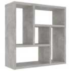 vidaXL Wall Shelf Concrete Grey 45.1X16X45.1cm Engineered Wood