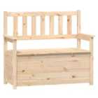 vidaXL Bench 112.5x51.5x96.5 cm Solid Wood Pine