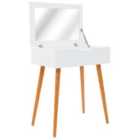 vidaXL Dressing Table With Mirror Mdf 60x40x75 cm