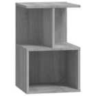 vidaXL Bedside Cabinet Grey Sonoma 35x35x55 cm Engineered Wood