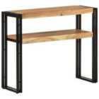 vidaXL Console Table 90x30x75 cm Solid Acacia Wood