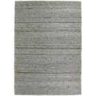 Origins Chunky Knit Rug Natural and Grey 80 x 150cm