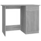 Vidaxl Desk Grey Sonoma 100X50X76 Cm Engineered Wood