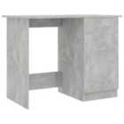 Vidaxl Desk Concrete Grey 100X50X76 Cm Engineered Wood