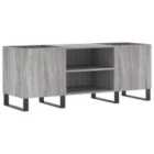 Vidaxl Record Cabinet Grey Sonoma 121X38X48 Cm Engineered Wood