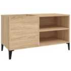 Vidaxl Record Cabinet Sonoma Oak 84.5X38X48 Cm Engineered Wood
