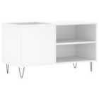 Vidaxl Record Cabinet White 85X38X48 Cm Engineered Wood