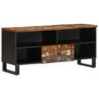 Vidaxl Tv Cabinet 100X33X46 Cm Solid Wood Reclaimed&engineered Wood