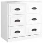 Vidaxl Sideboard High Gloss White 70X35.5X67.5 Cm Engineered Wood