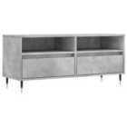 Vidaxl Tv Cabinet Concrete Grey 100X34.5X44.5 Cm Engineered Wood