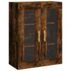 Vidaxl Wall Mounted Cabinet Smoked Oak 69.5X34X90 Cm
