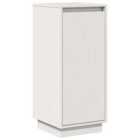 vidaXL Sideboard White 31.5x34x75 cm Solid Wood Pine