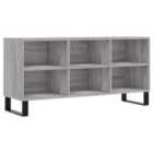 Vidaxl Tv Cabinet Grey Sonoma 103.5X30X50 Cm Engineered Wood