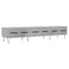 Vidaxl Tv Cabinet Concrete Grey 150X36X30 Cm Engineered Wood