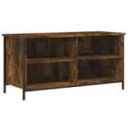 Vidaxl Tv Cabinet Smoked Oak 100X40X50 Cm Engineered Wood