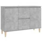 Vidaxl Sideboard Concrete Grey 103.5X35X70 Cm Engineered Wood