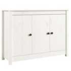 Vidaxl Sideboard White 100X35X74 Cm Solid Wood Pine