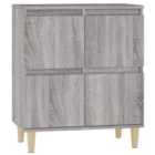 Vidaxl Sideboard Grey Sonoma 60X35X70 Cm Engineered Wood