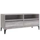 Vidaxl Tv Cabinet Grey Sonoma 100X34.5X44.5 Cm Engineered Wood