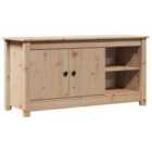 vidaXL TV Cabinet 103x36.5x52 cm Solid Wood Pine