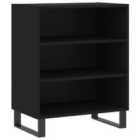 Vidaxl Sideboard Black 57X35X70 Cm Engineered Wood