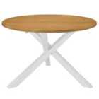 Vidaxl Dining Table White 120X75 Cm Mdf