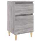 Vidaxl Bedside Cabinet Grey Sonoma 40X35X70 Cm