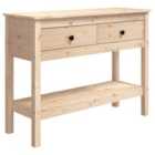 Vidaxl Console Table 100X35X75 Cm Solid Wood Pine