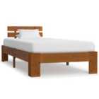 Vidaxl Bed Frame Honey Brown Solid Pine Wood 90X200 Cm