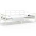 Vidaxl Day Bed White Solid Wood Pine 90X190 Cm