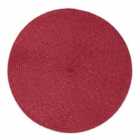 Set Of 2 Glitter Woven Placemat - Red
