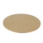 Set Of 4 Round Glitter / Bark Placemat Gold