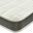 Starlight Beds Cooltouch Long Trails Hybrid Memory Foam & Pinna-coil Innerspring Mattress With Grey Border 4FT6 Double