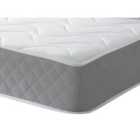 Starlight Beds Cooltouch Diamond Waves Premium Hybrid Memory Foam Pinna-coil Innerspring Mattress Grey 4FT Small Double