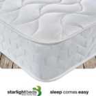 Starlight Beds Cooltouch Hybrid Memory Foam & Pinna-coil Innerspring Value Mattress With White Border 4FT6 Double